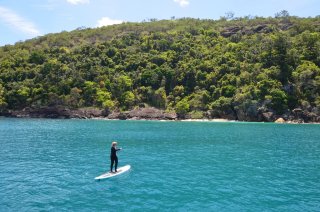 Sara auf dem Paddle Board Sara auf dem Paddle Board