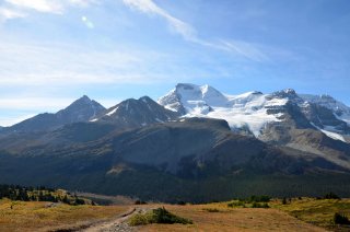Aussicht vom Wilcox Pass Trail Aussicht vom Wilcox Pass Trail
