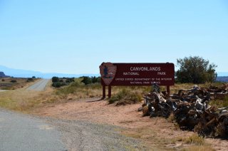Eingang zum Canyonlands National Park Eingang zum Canyonlands National Park