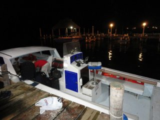 Mit dem Flüchtlingsboot nach Caye Caulker Mit dem Flüchtlingsboot nach Caye Caulker