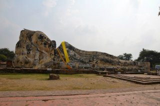 Der liegende Buddha von Wat Lokayasutharam Der liegende Buddha von Wat Lokayasutharam