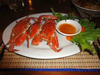 Krabben zum Abendessen Krabben zum Abendessen