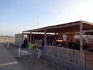 Der Busbahnhof in Paracas Der Busbahnhof in Paracas