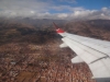 Tolle Aussicht auf dem Flug nach Cuzco