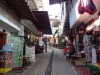 Die Restaurantstrassen in Aguas Calientes