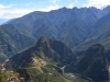Aussicht von Montana auf Machu Picchu