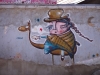 bemalte Wand in Uyuni