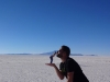 Spassfotos in der Salzwüste