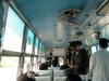 im Shuttlebus über die Brücke zurück nach Laos